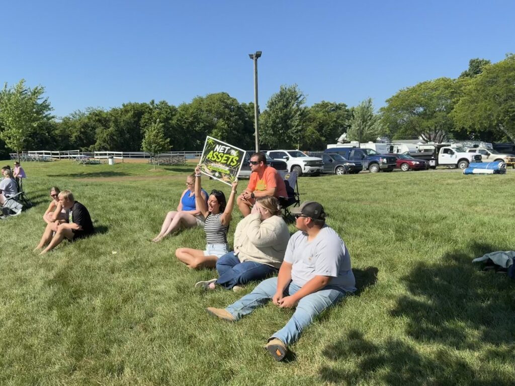 Spectators for VolleyBall Game